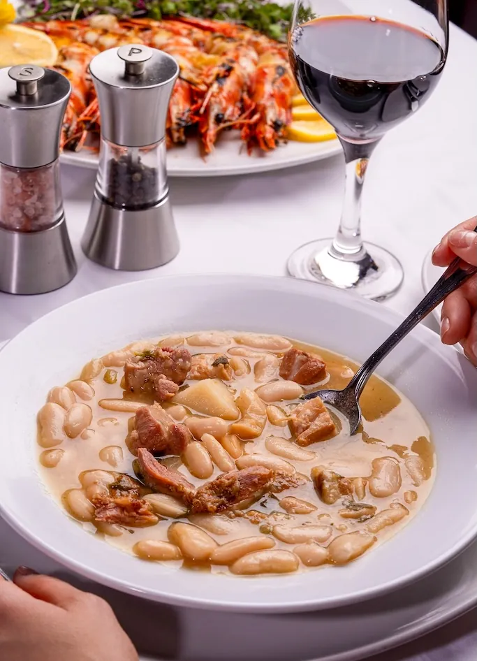 Caldo gallego, Galician soup, at Los Gallegos Miami